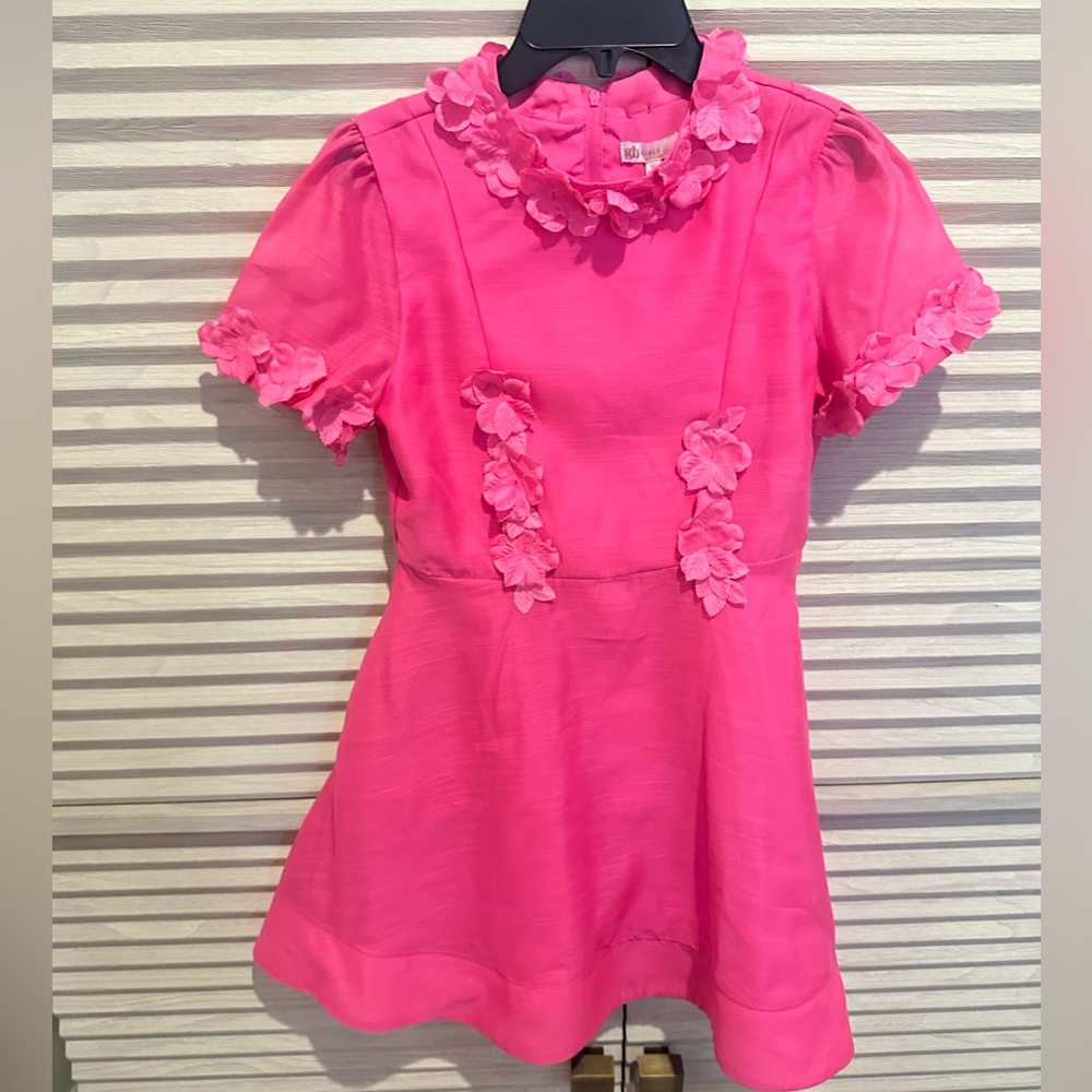 GB Girls Bright Pink Floral Dress
